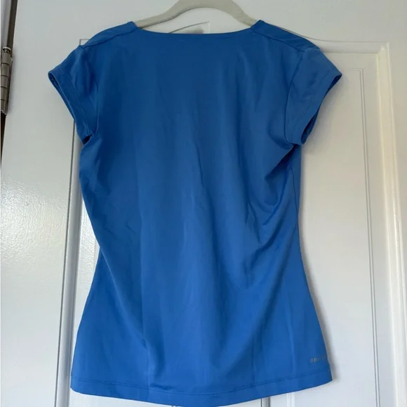 Nike Tennis Blue V-Neck Top - Picture 3 of 3
